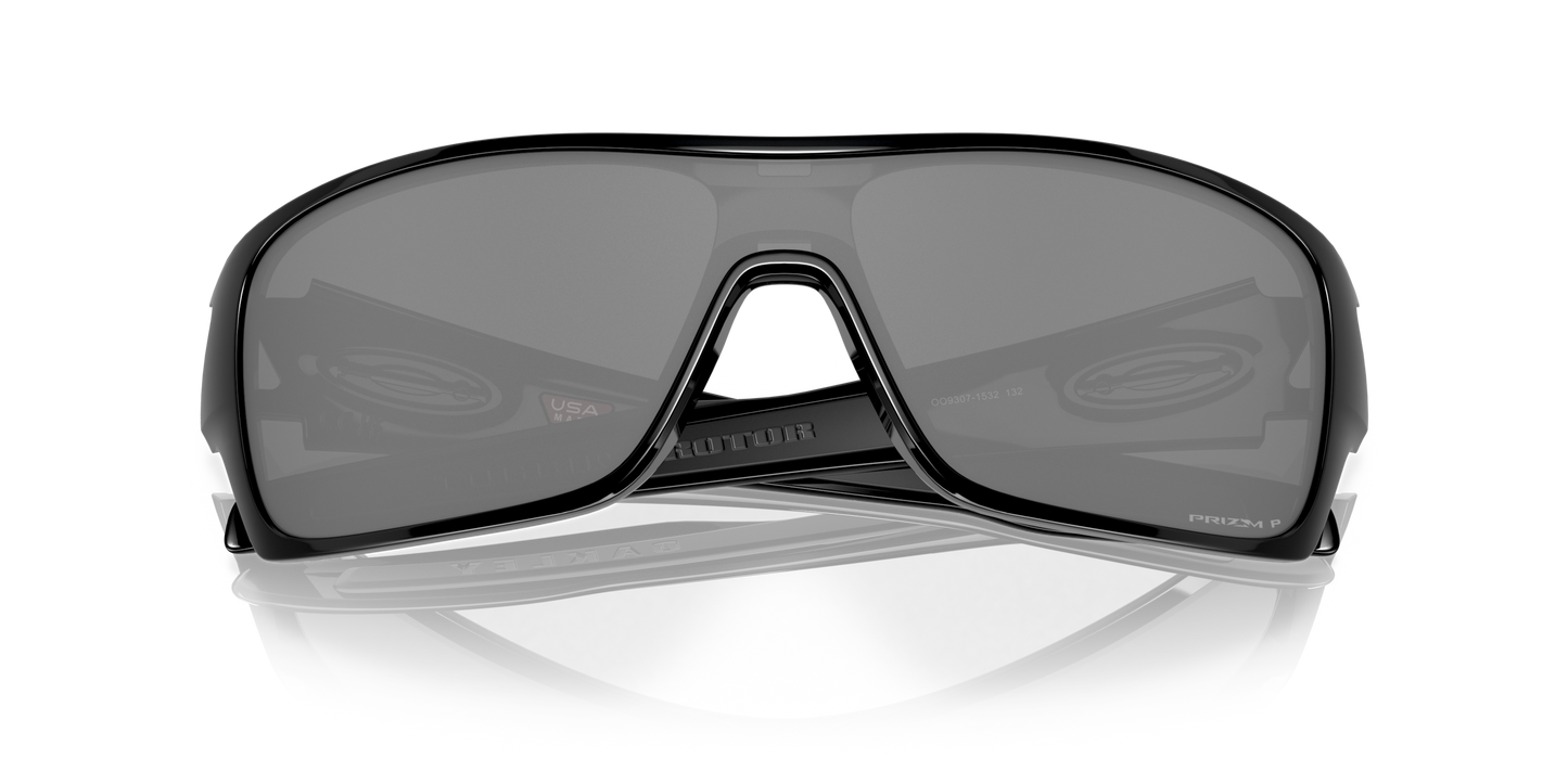 [Prizm Black Polarized Lenses, Polished Black Frame]