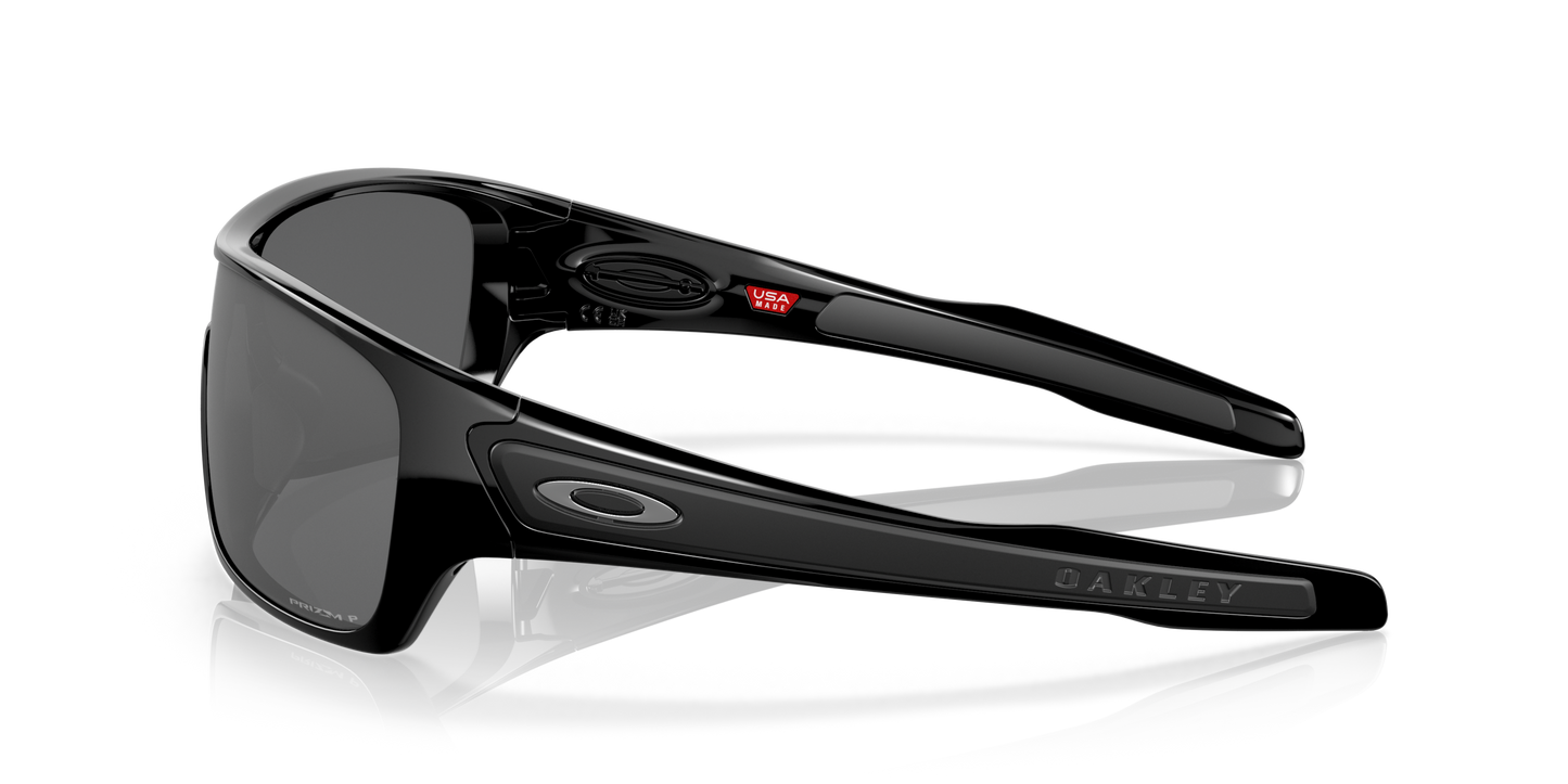 [Prizm Black Polarized Lenses, Polished Black Frame]