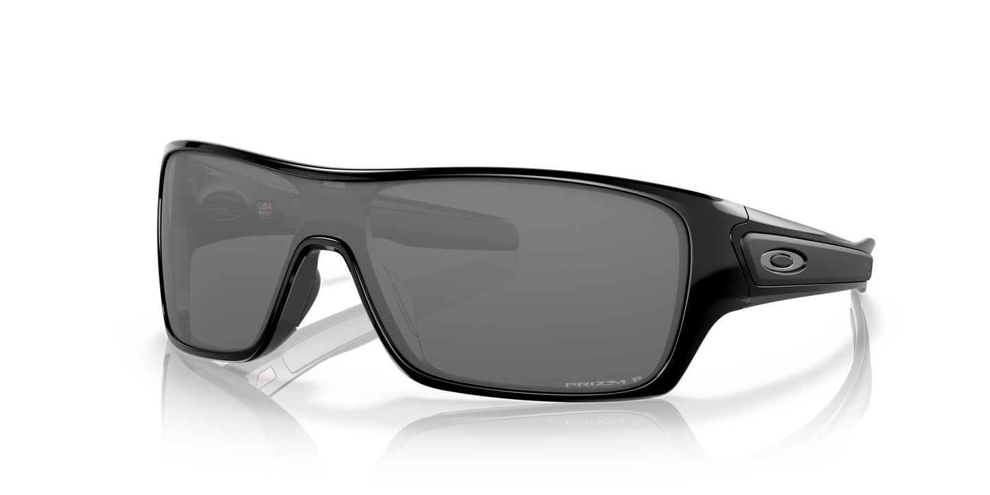 [Prizm Black Polarized Lenses, Polished Black Frame]