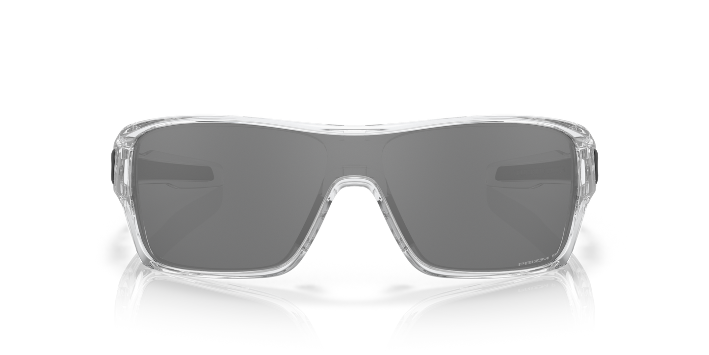 [Prizm Black Polarized Lenses, Polished Clear Frame]