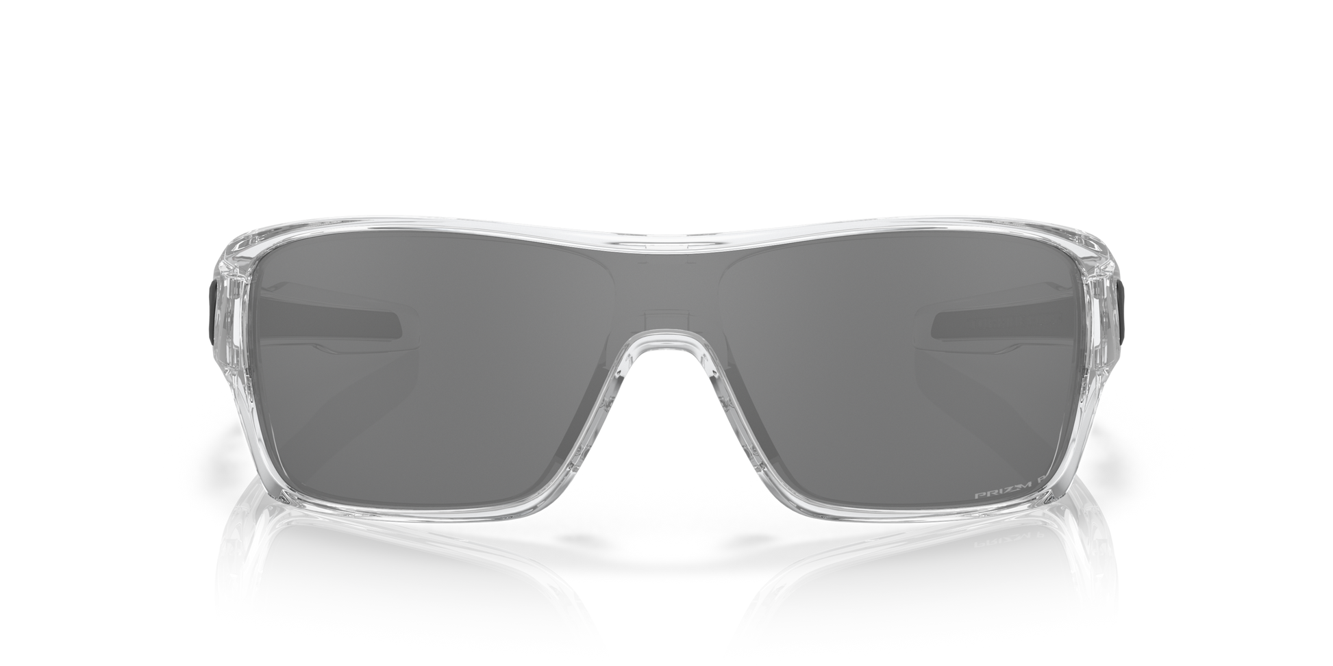 [Prizm Black Polarized Lenses, Polished Clear Frame]