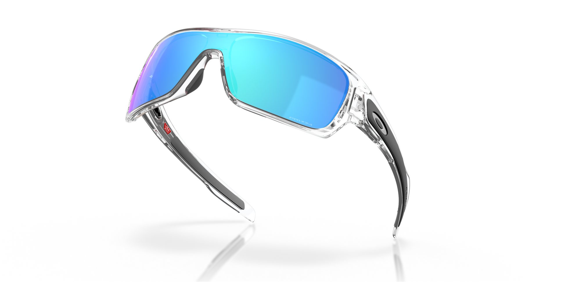 [Prizm Sapphire Lenses, Polished Clear Frame]