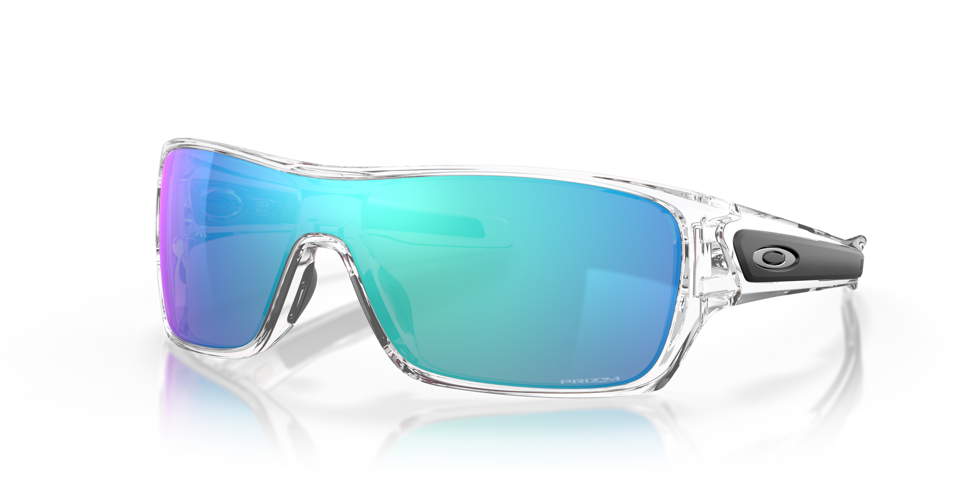[Prizm Sapphire Lenses, Polished Clear Frame]