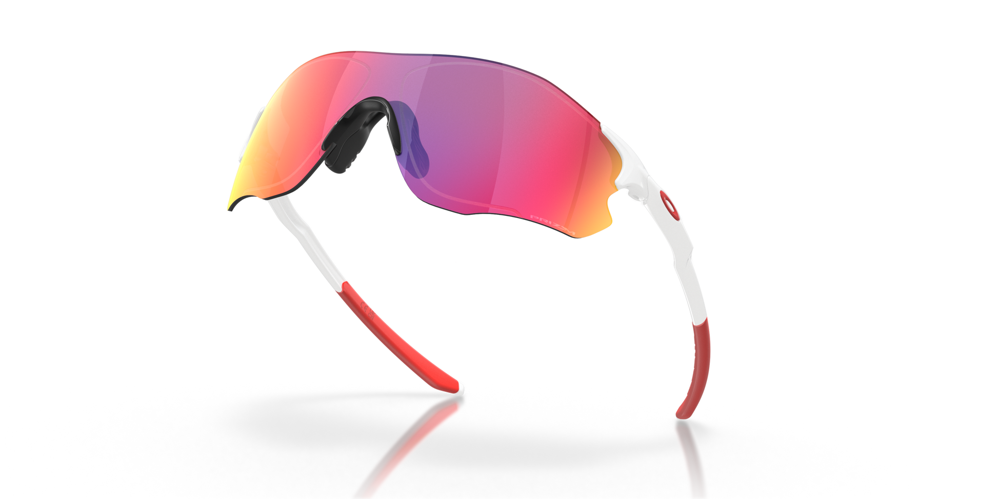 [Prizm Road Lenses, Polished White Frame]