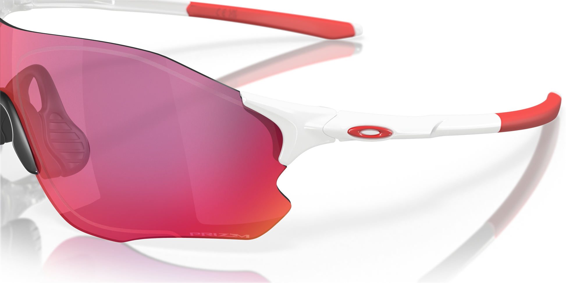[Prizm Road Lenses, Polished White Frame]
