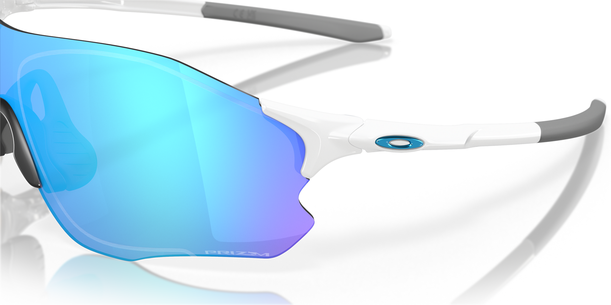 [Prizm Sapphire Lenses, Polished White Frame]