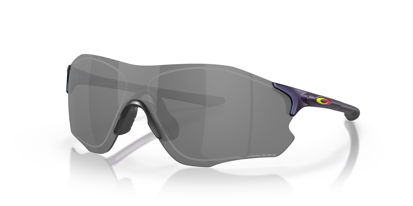 [Prizm Black Lenses, Matte Cyan/Purple Colorshift Frame]