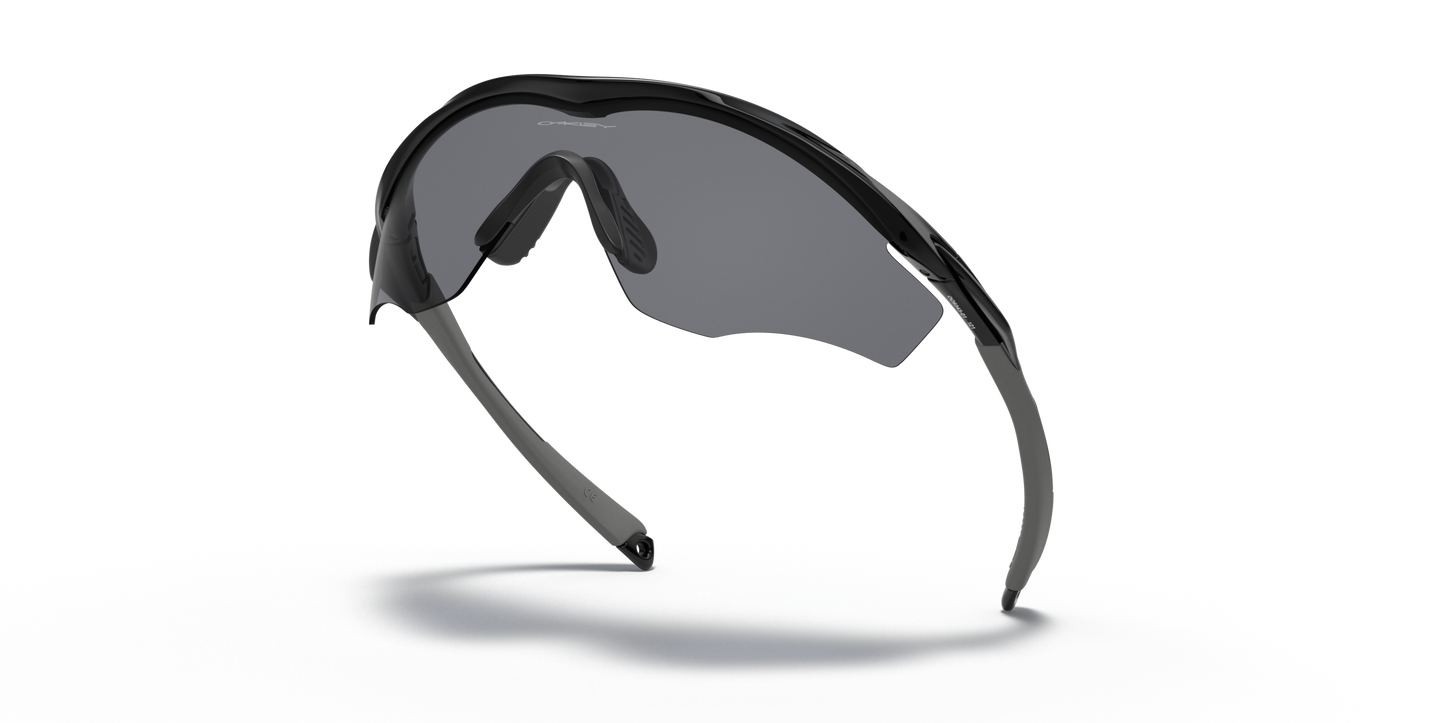 [Grey Lenses, Polished Black Frame]