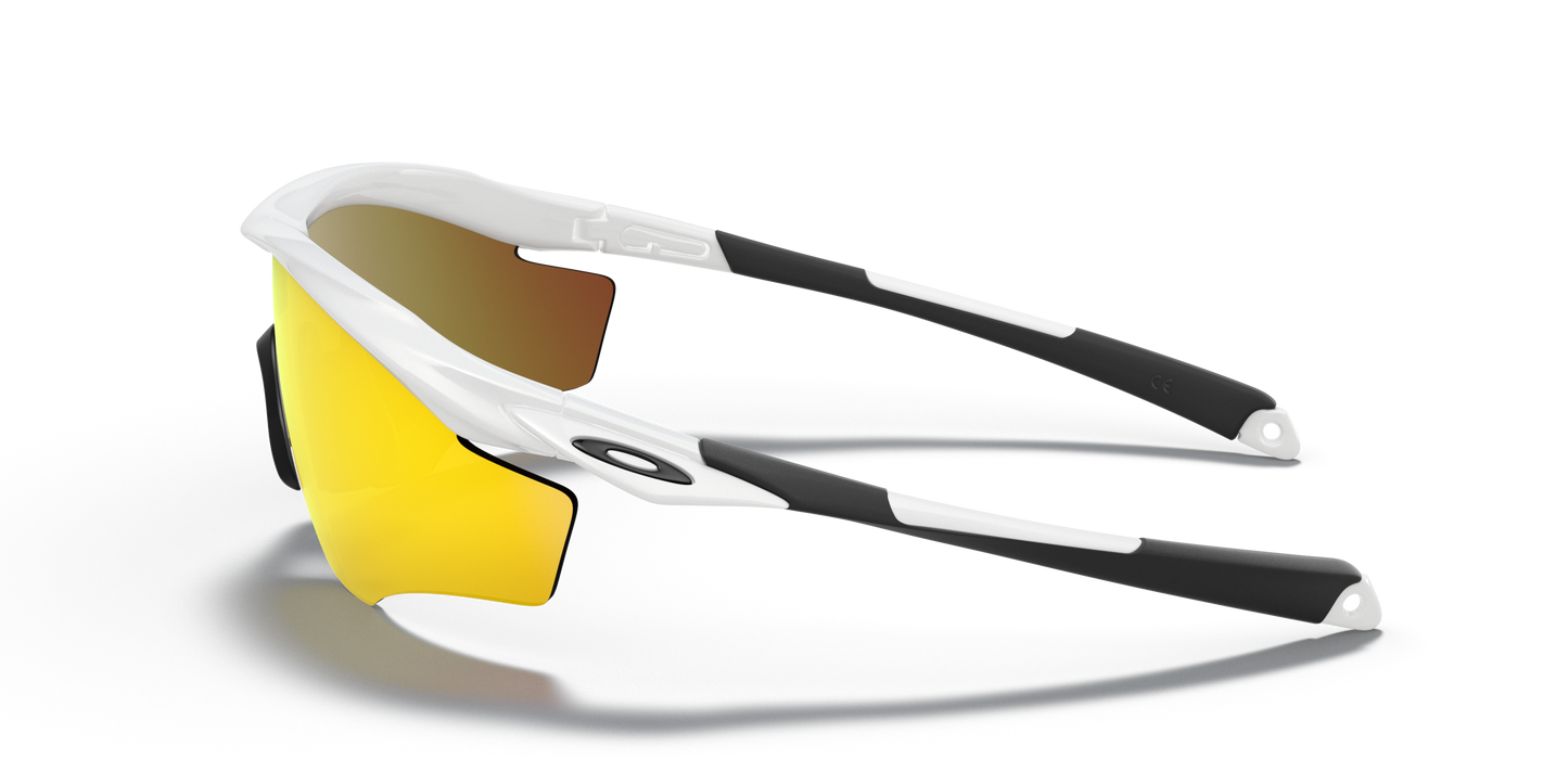 [Fire Iridium Lenses, Polished White Frame]