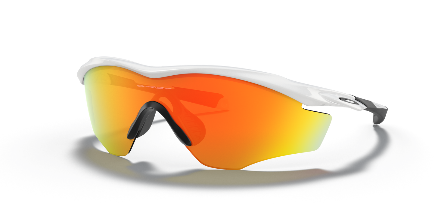[Fire Iridium Lenses, Polished White Frame]