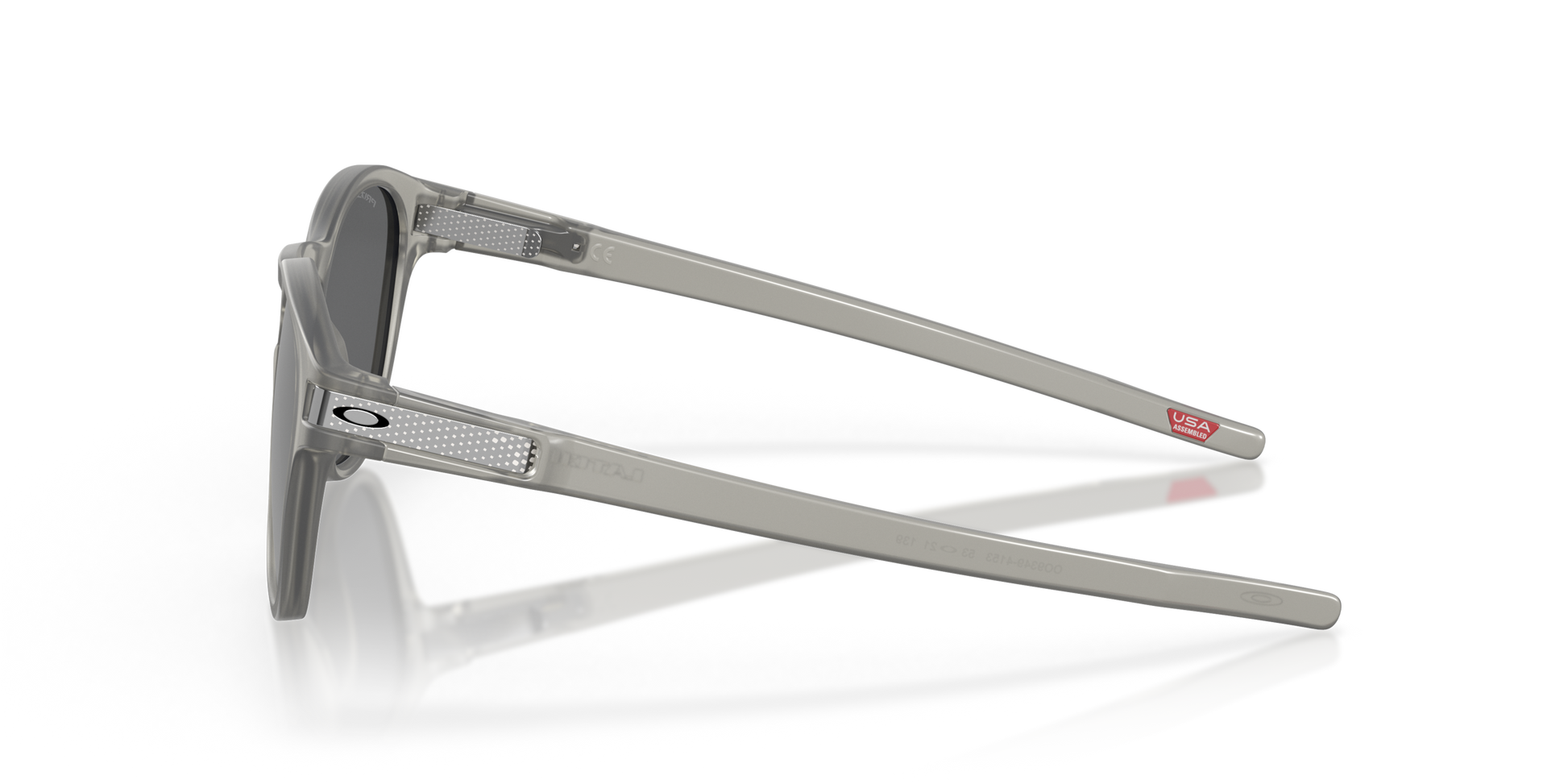 [Prizm Black Lenses, Matte Grey Ink Frame]