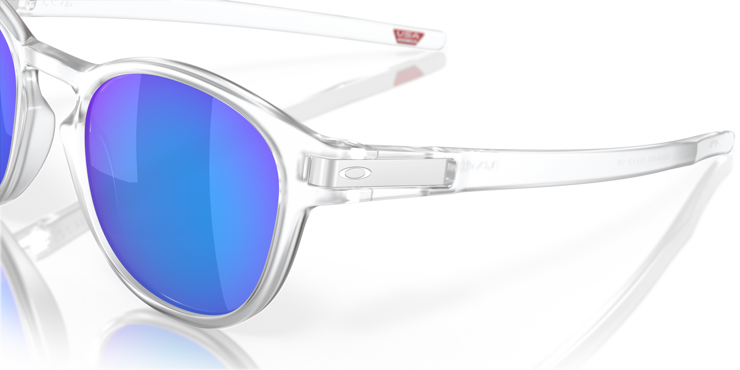 [Prizm Sapphire Polarized Lenses, Matte Clear Frame]