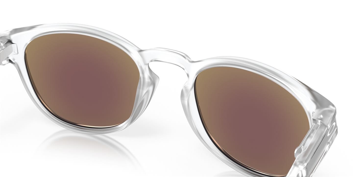 [Prizm Sapphire Polarized Lenses, Matte Clear Frame]