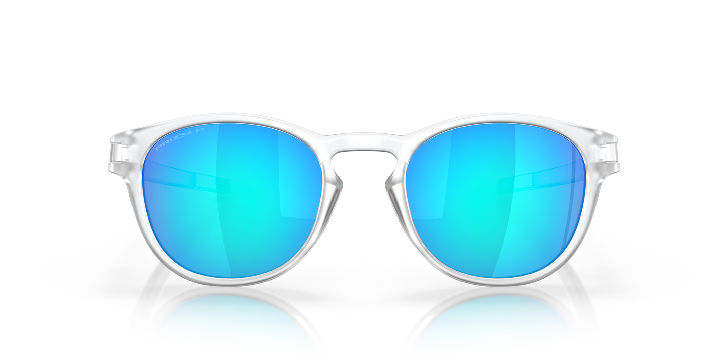 [Prizm Sapphire Polarized Lenses, Matte Clear Frame]