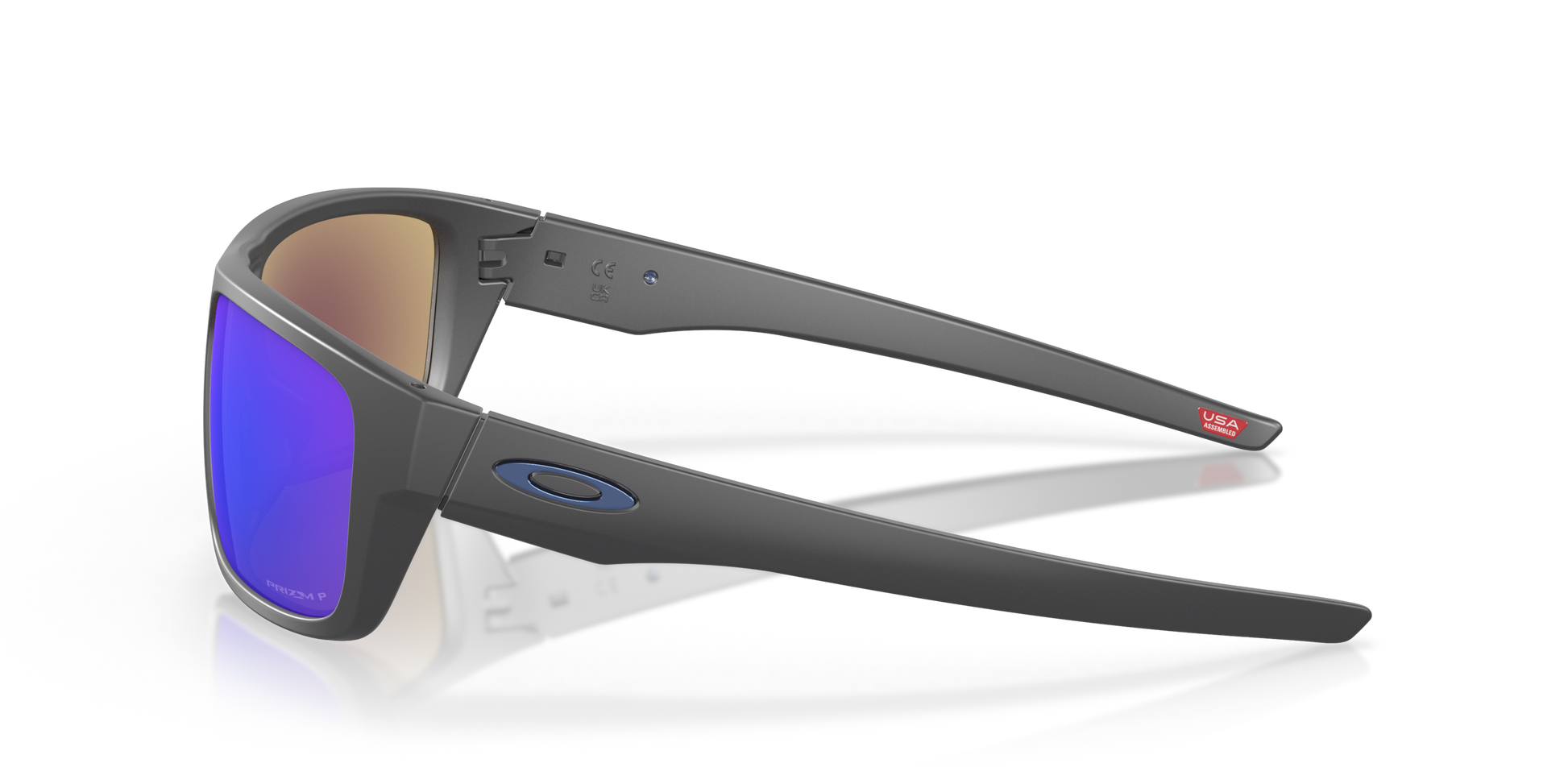 [Prizm Sapphire Polarized Lenses, Matte Dark Grey Frame]
