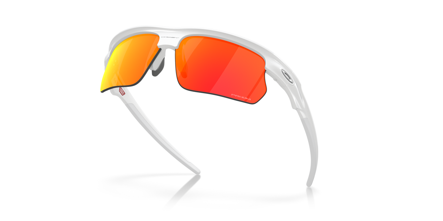[Prizm Ruby Lenses, Polished White Frame]