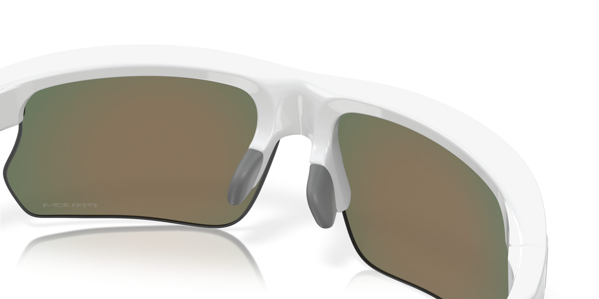 [Prizm Ruby Lenses, Polished White Frame]