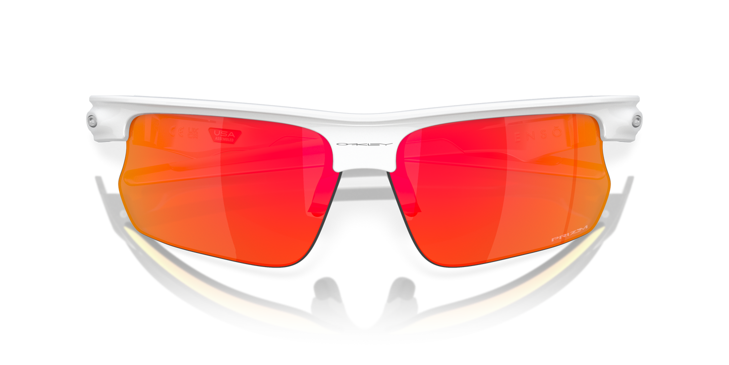 [Prizm Ruby Lenses, Polished White Frame]