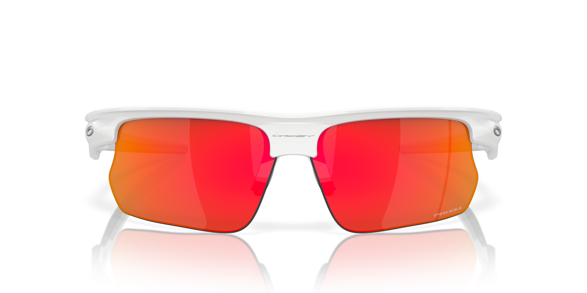 [Prizm Ruby Lenses, Polished White Frame]