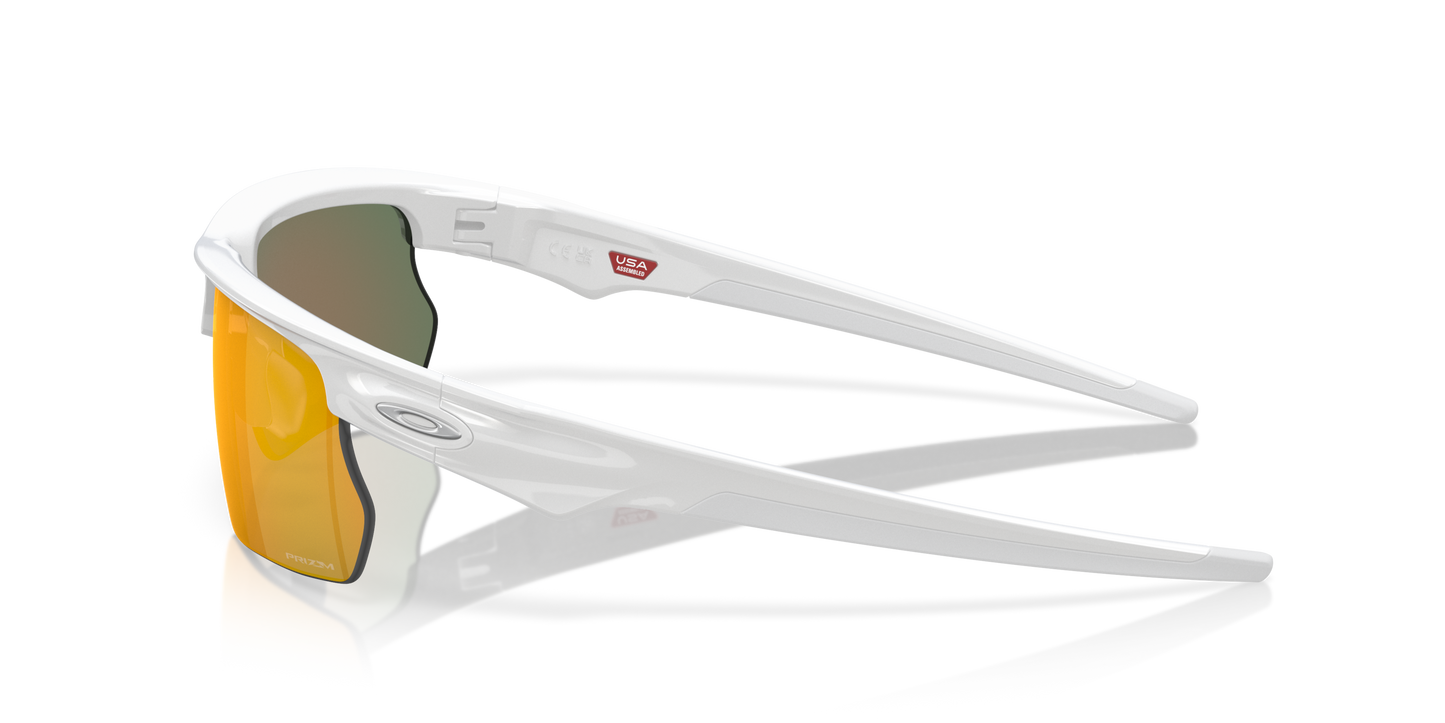 [Prizm Ruby Lenses, Polished White Frame]