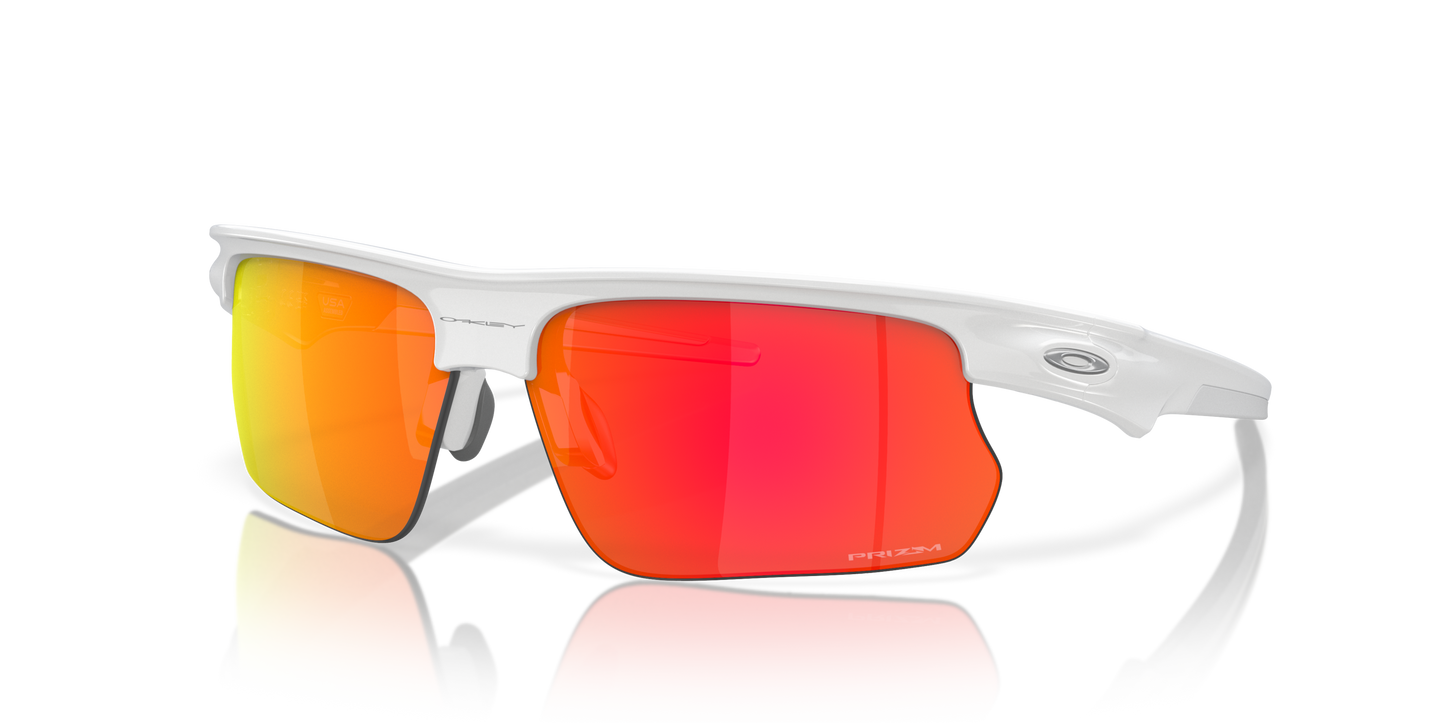 [Prizm Ruby Lenses, Polished White Frame]