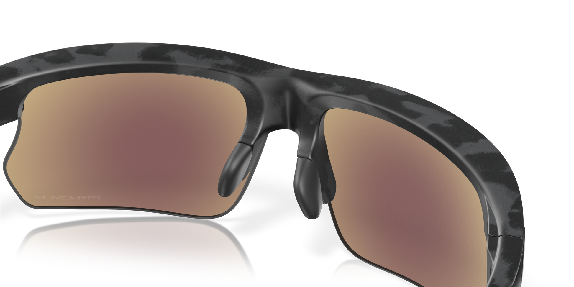 [Prizm Sapphire Polarized Lenses, Matte Grey Camo Frame]