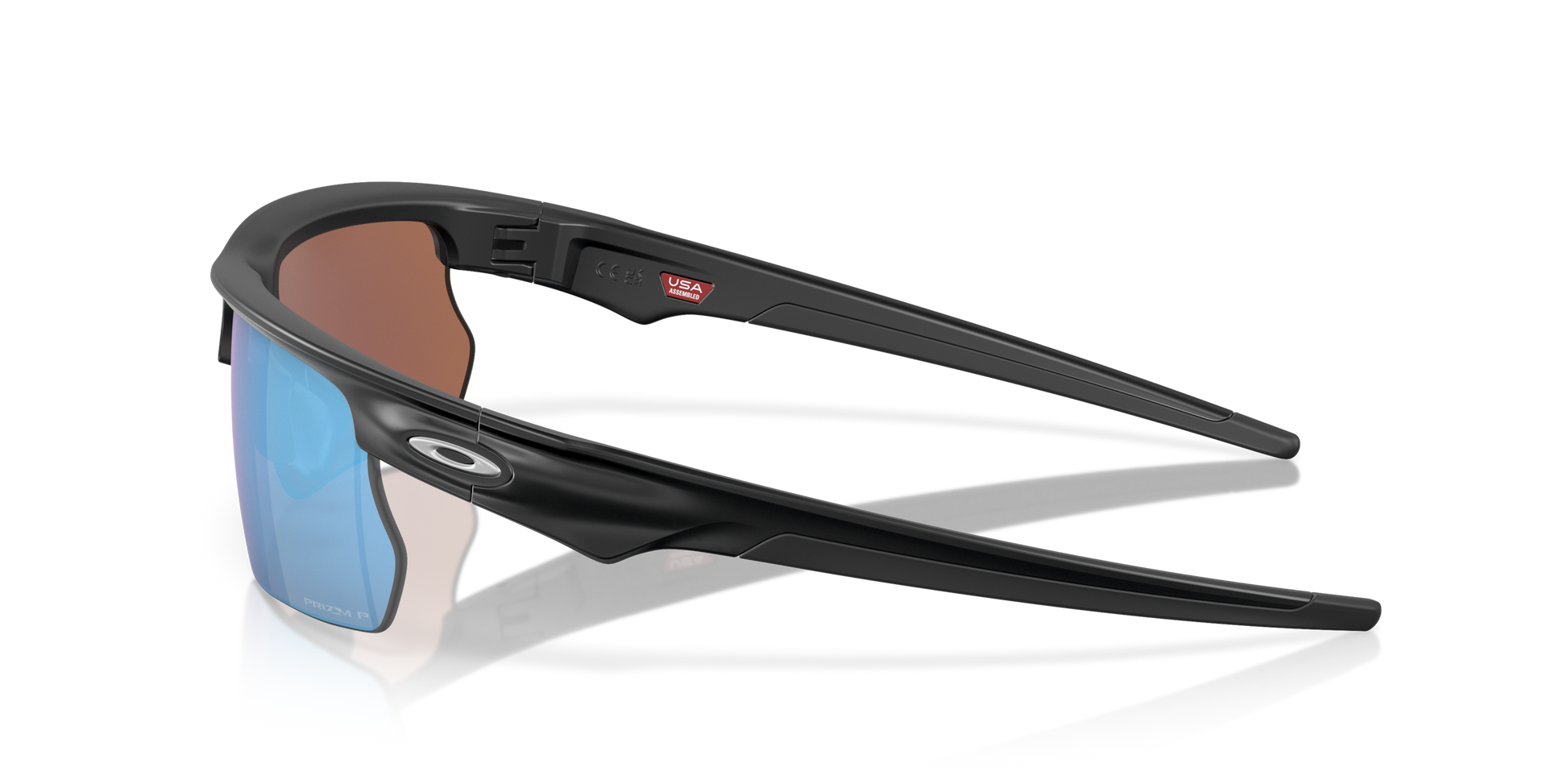 [Prizm Deep Water Polarized Lenses, Matte Black Frame]