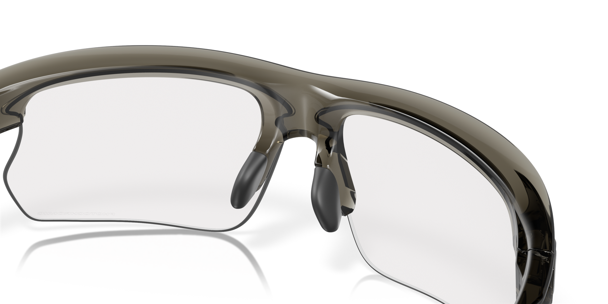 [Clear To Black Iridium Photochromic Lenses, Grey Smoke Frame]