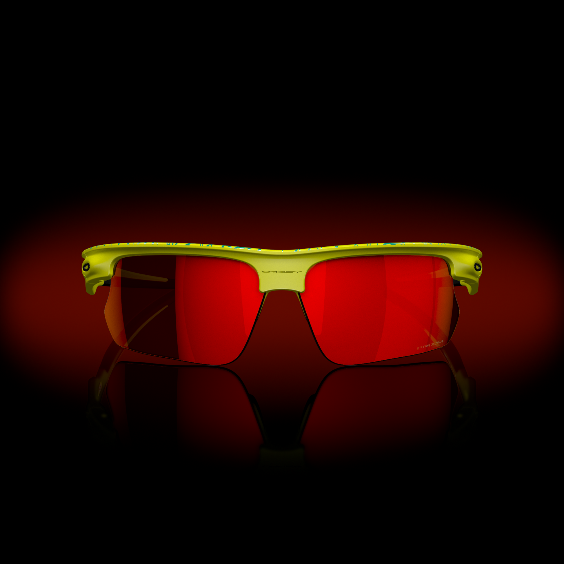 [Prizm Ruby Lenses, Matte Tennis Ball Yellow/Celeste Neuron Frame]
