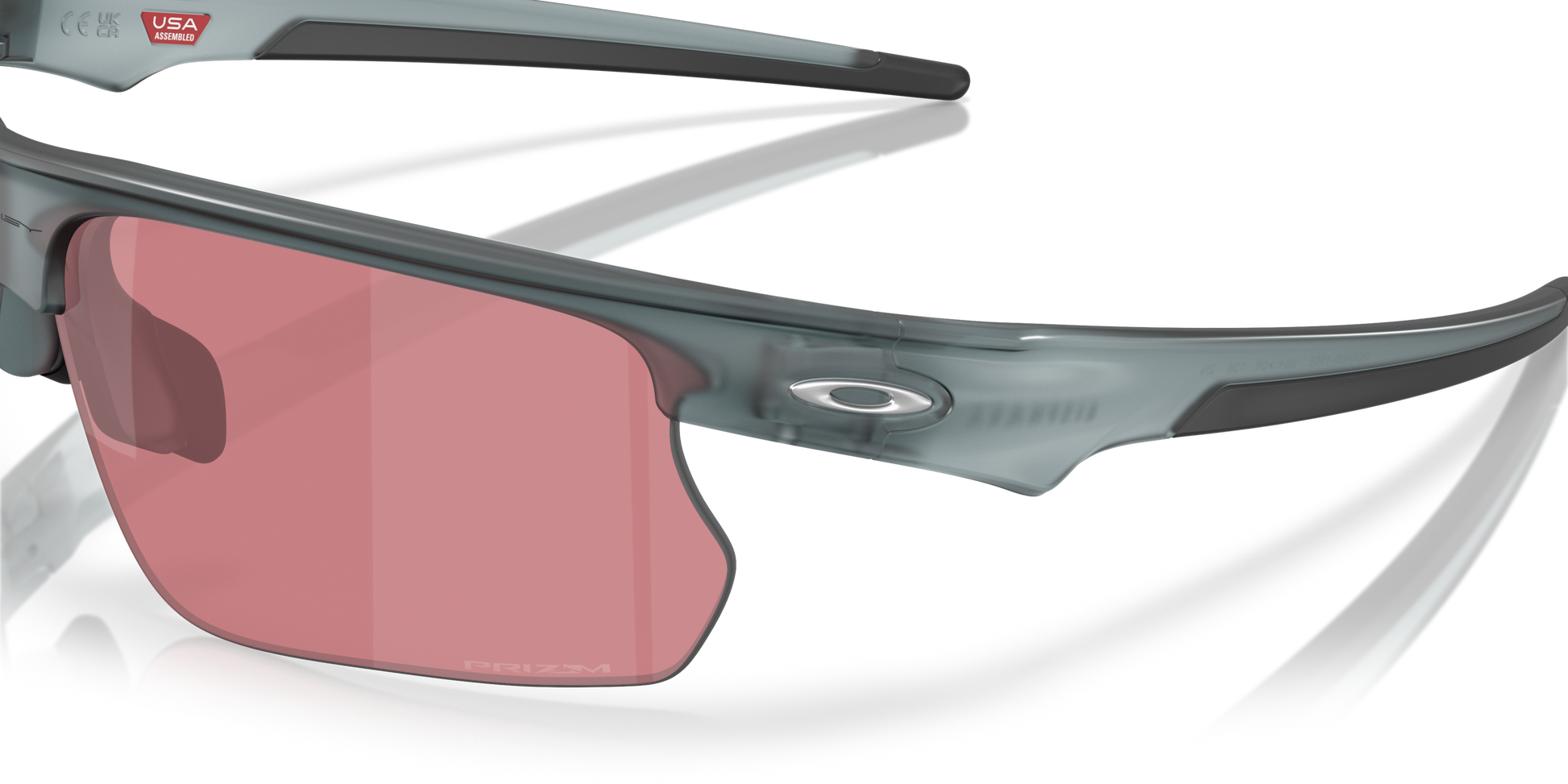 [Prizm Dark Golf Lenses, Matte Crystal Black Frame]