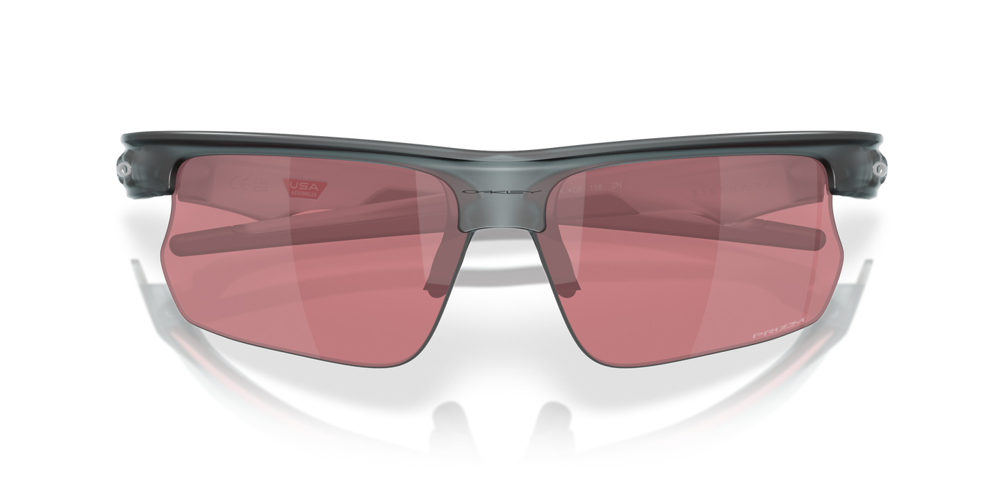 [Prizm Dark Golf Lenses, Matte Crystal Black Frame]
