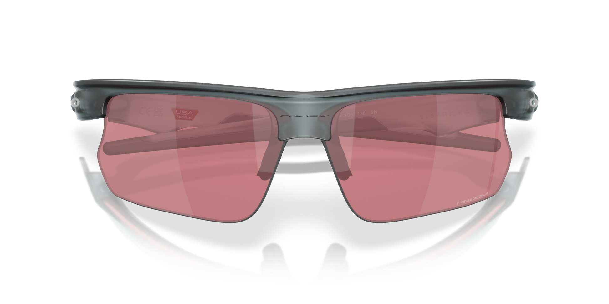 [Prizm Dark Golf Lenses, Matte Crystal Black Frame]