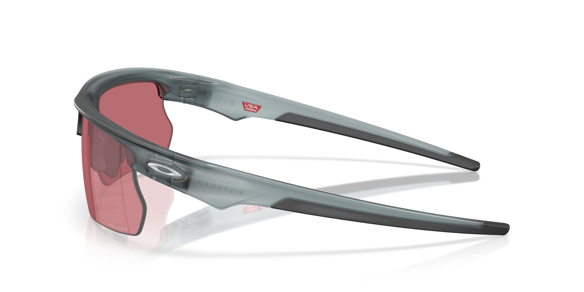[Prizm Dark Golf Lenses, Matte Crystal Black Frame]