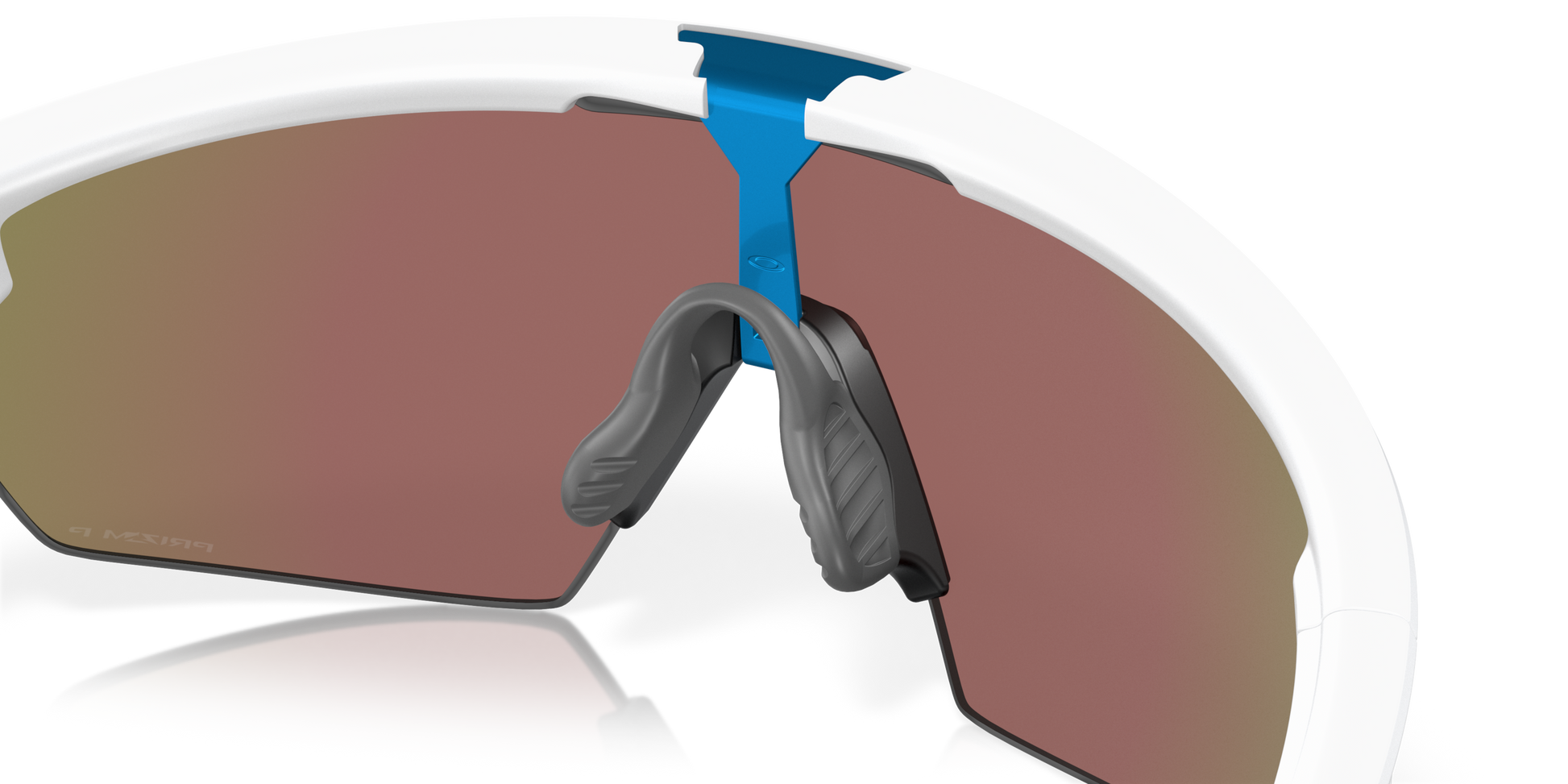[Prizm Sapphire Polarized Lenses, Matte White Frame]