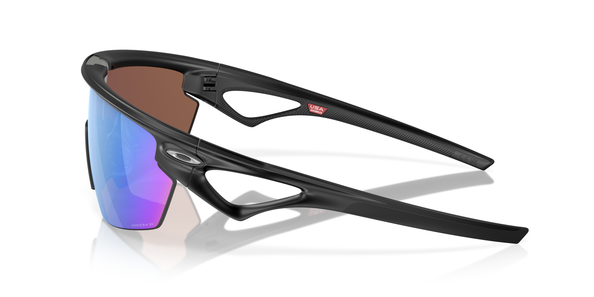 [Prizm Deep Water Polarized Lenses, Matte Black Frame]