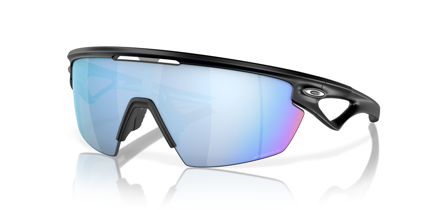 [Prizm Deep Water Polarized Lenses, Matte Black Frame]