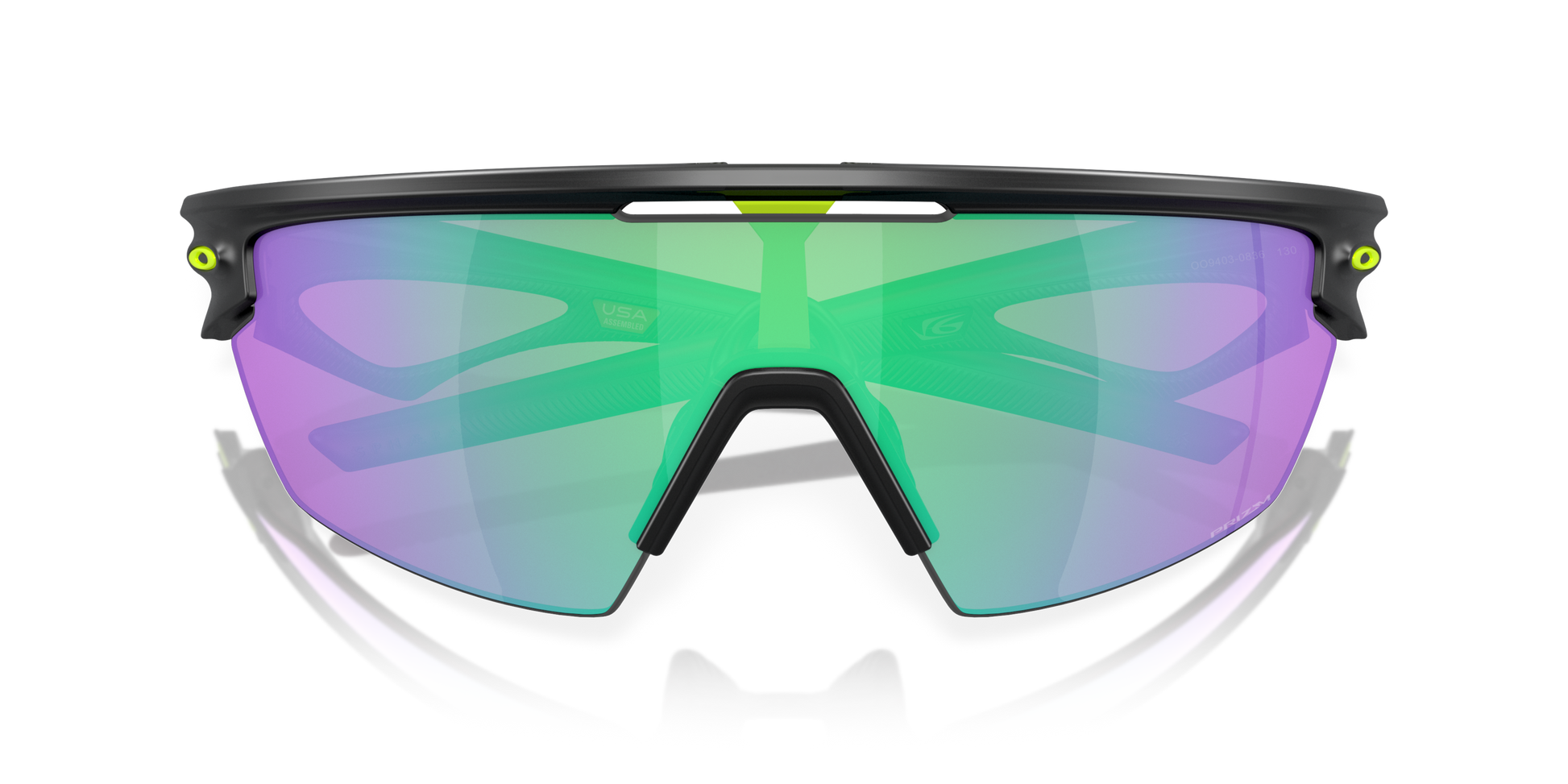 [Prizm Road Jade Lenses, Matte Black Ink Frame]