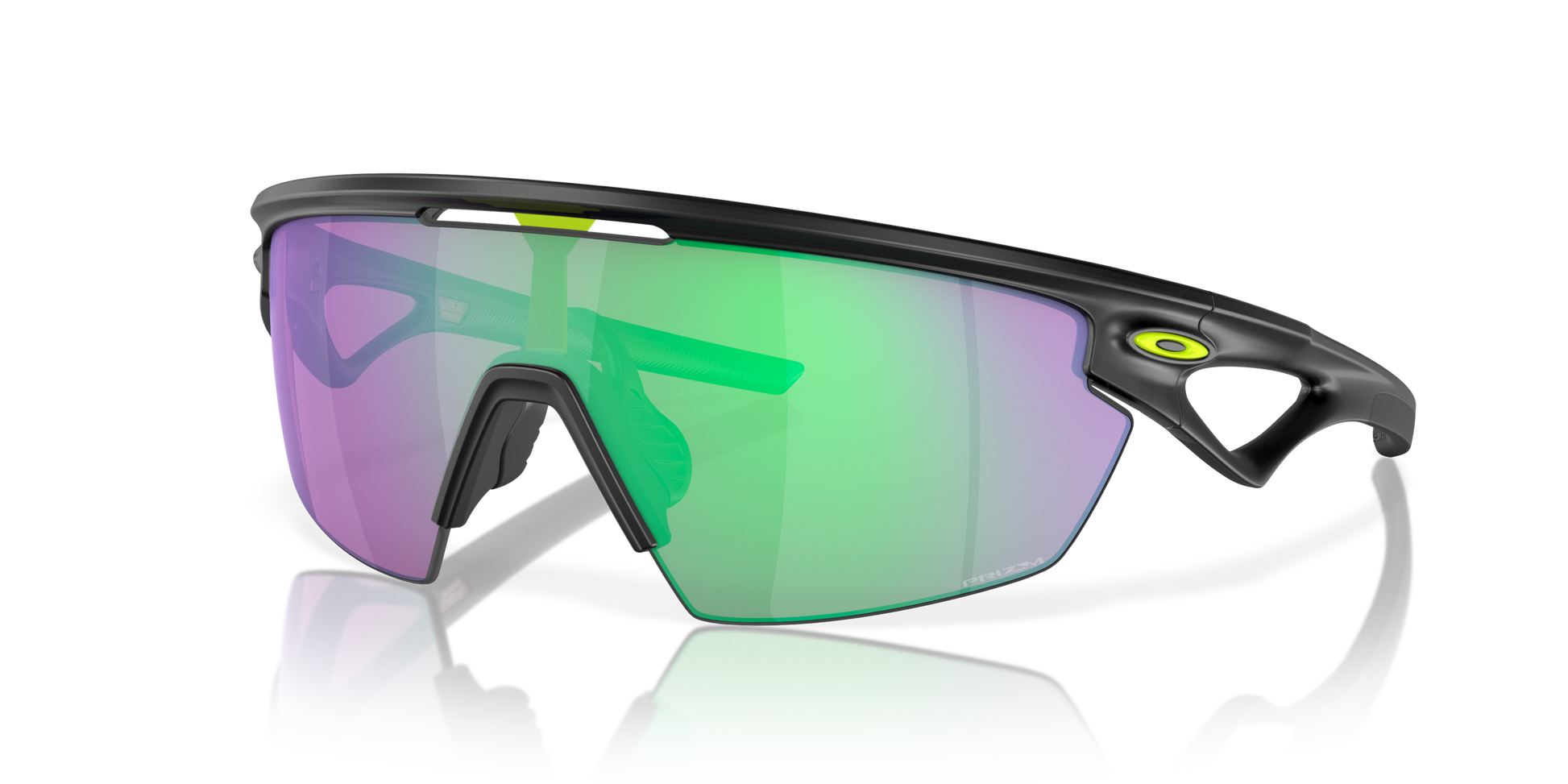 [Prizm Road Jade Lenses, Matte Black Ink Frame]