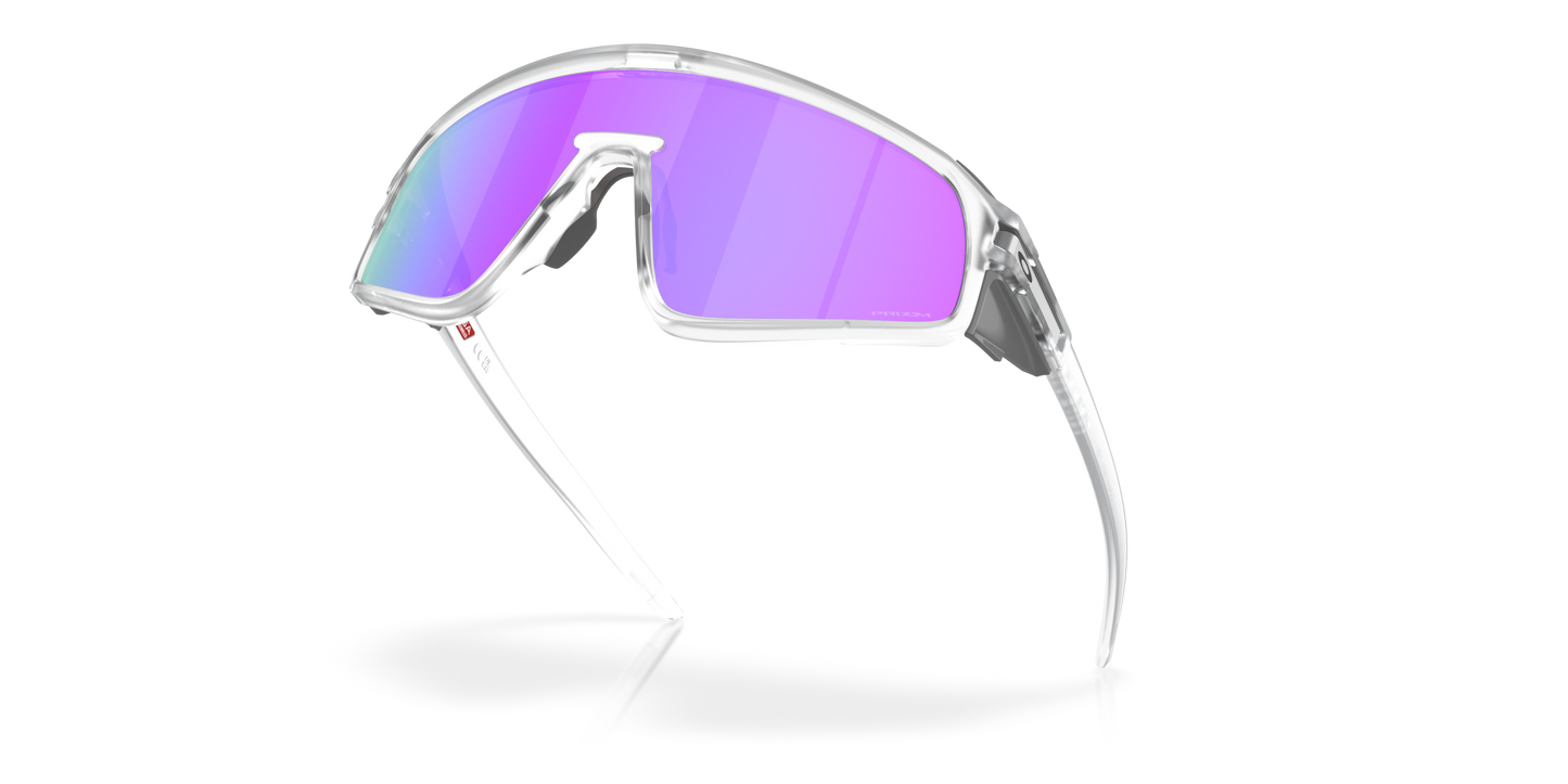 [Prizm Violet Lenses, Matte Clear Frame]