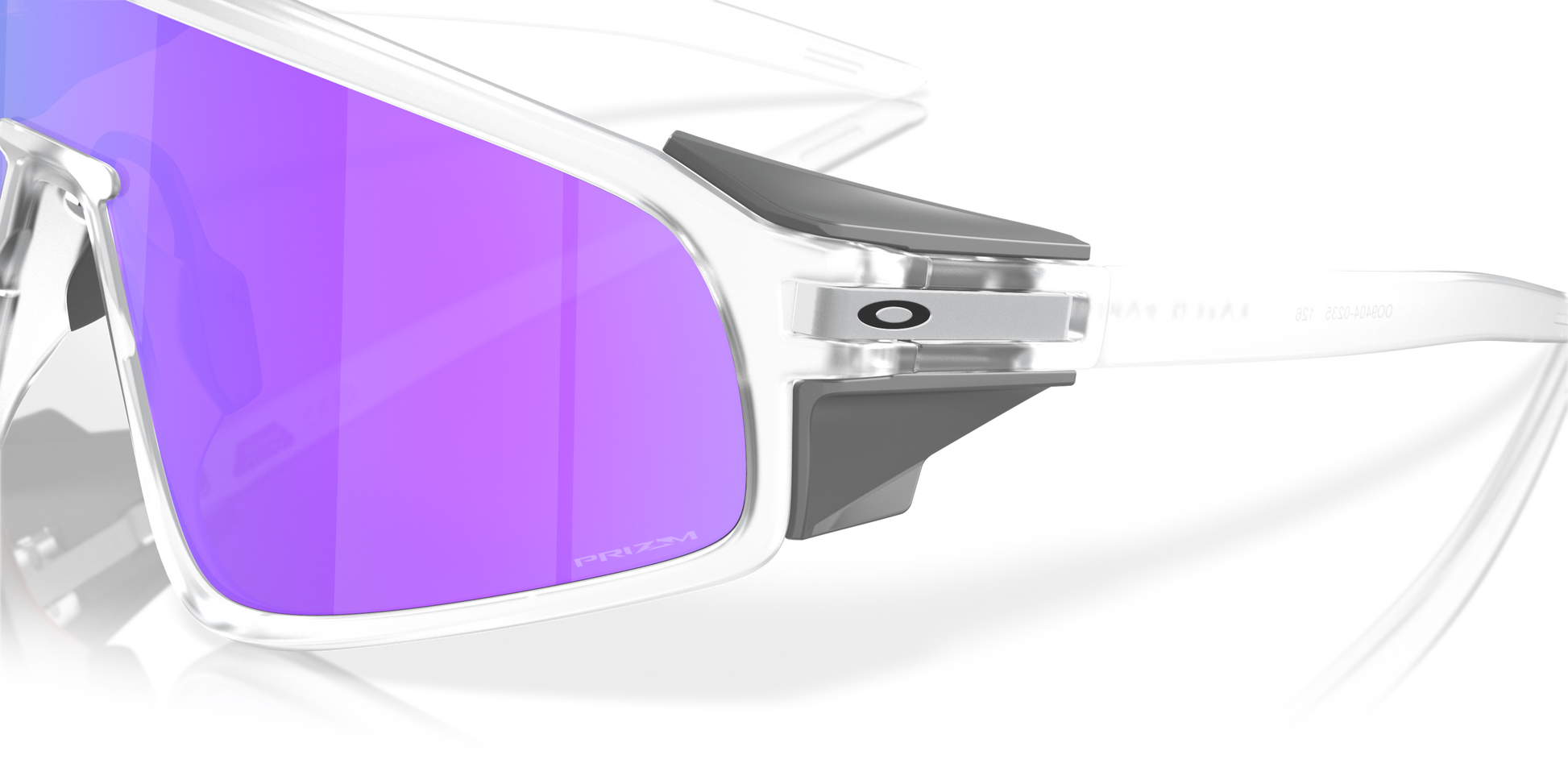 [Prizm Violet Lenses, Matte Clear Frame]