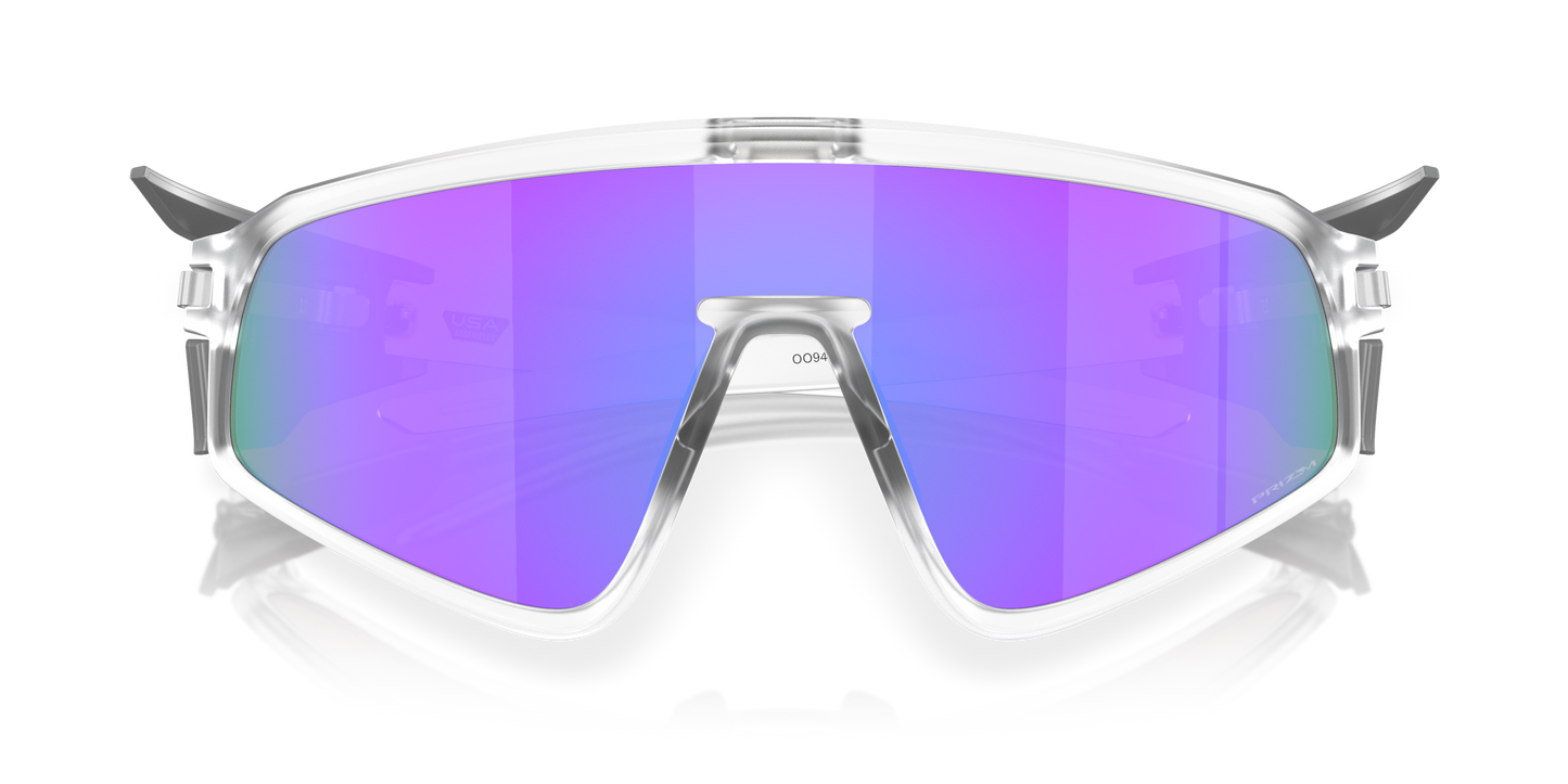 [Prizm Violet Lenses, Matte Clear Frame]