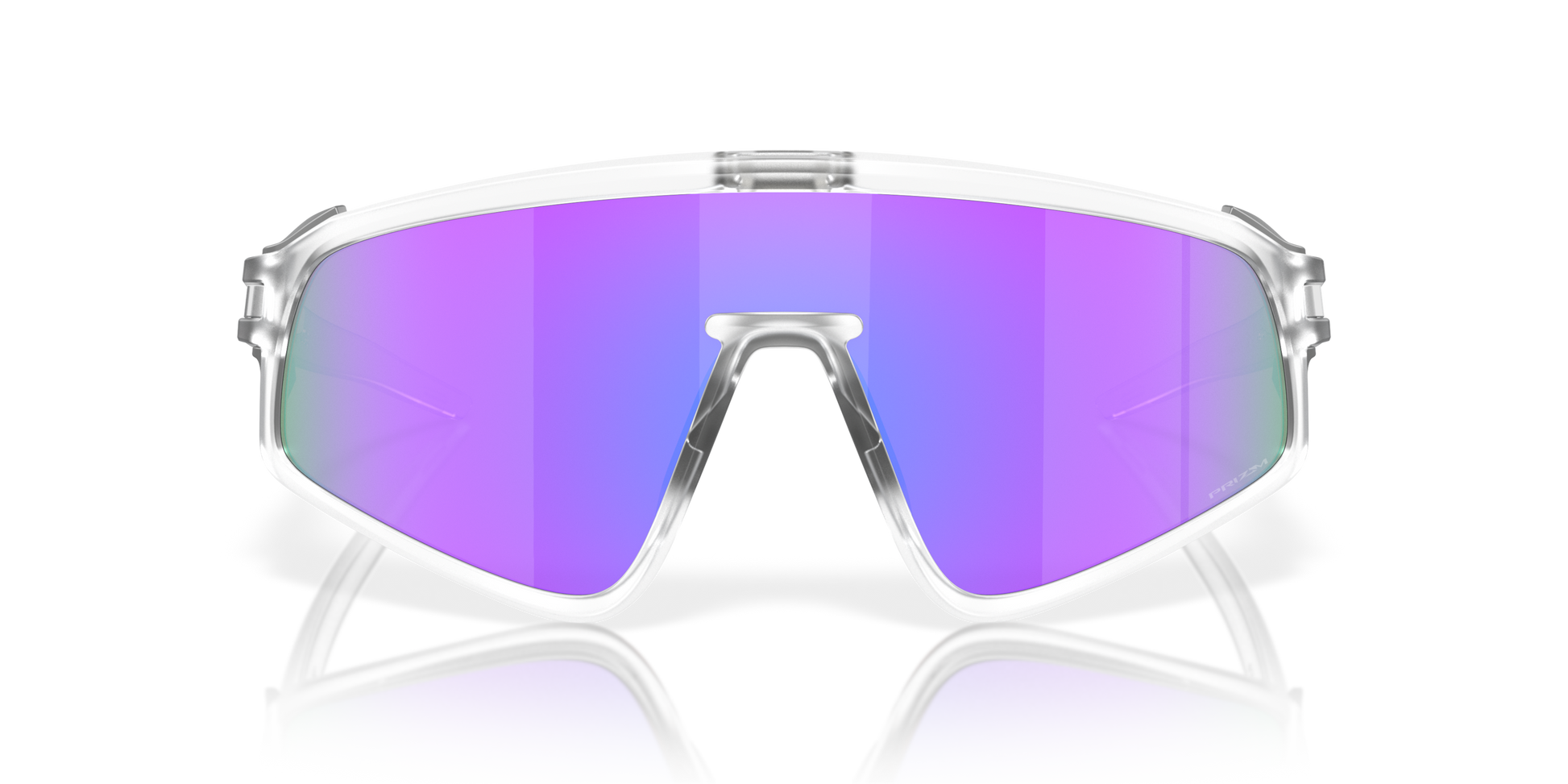 [Prizm Violet Lenses, Matte Clear Frame]
