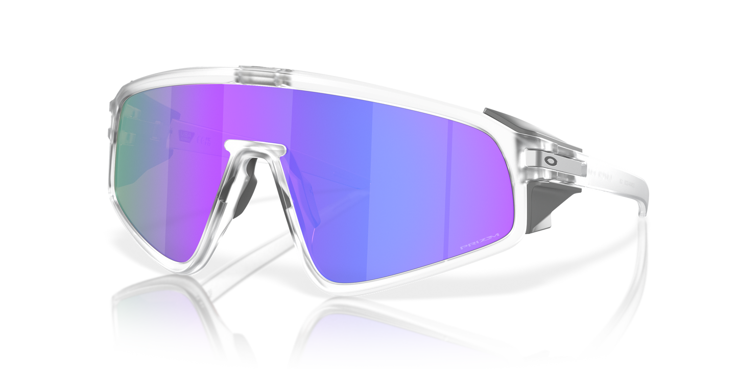[Prizm Violet Lenses, Matte Clear Frame]