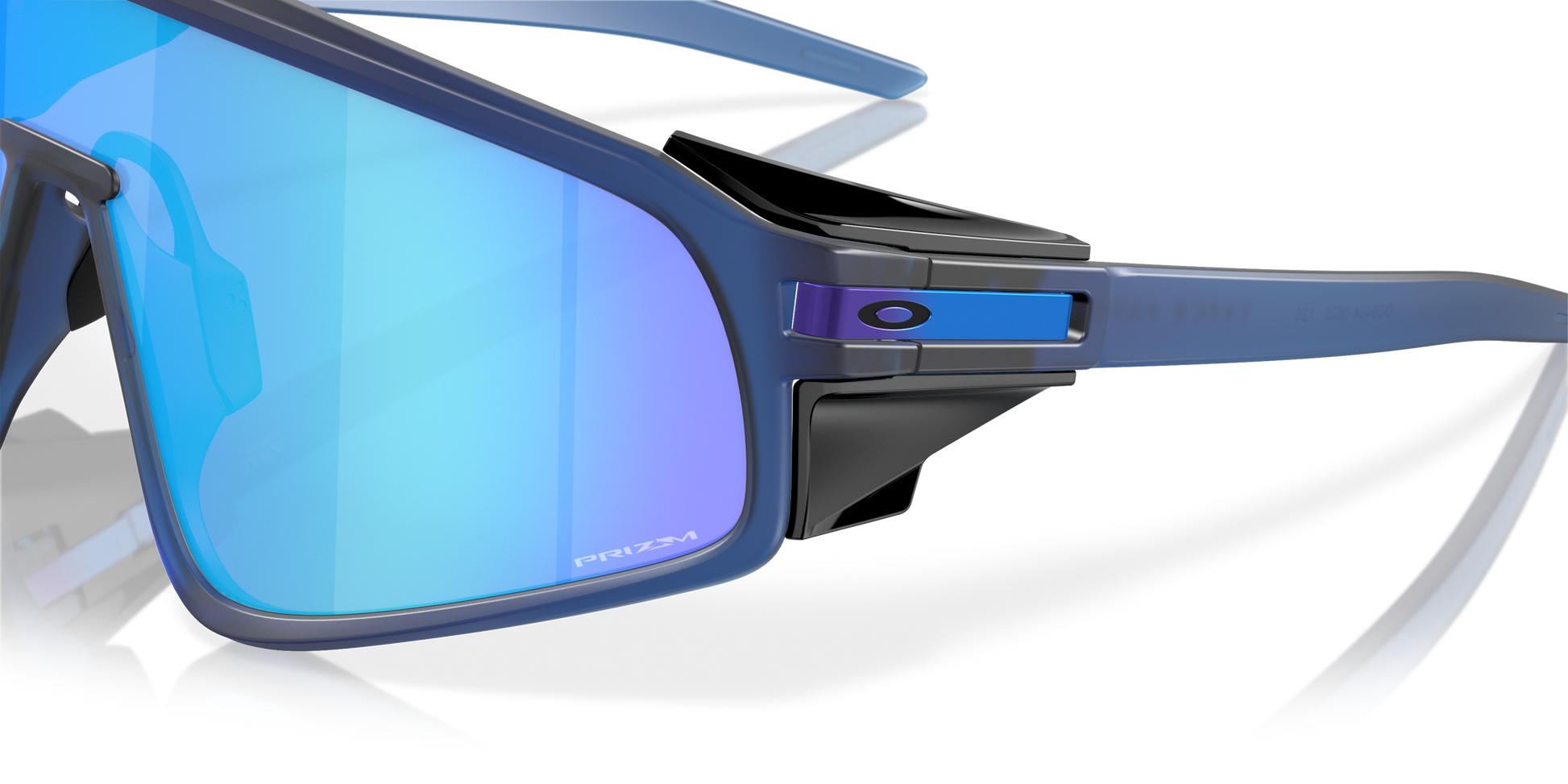 [Prizm Sapphire Lenses, Matte Transparent Navy Frame]