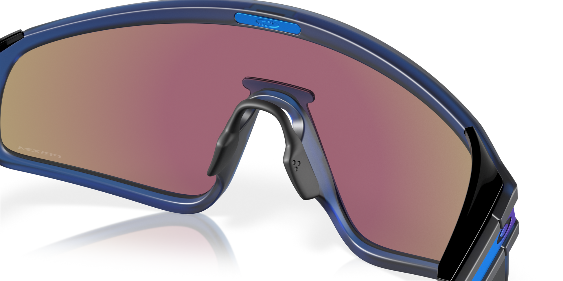 [Prizm Sapphire Lenses, Matte Transparent Navy Frame]