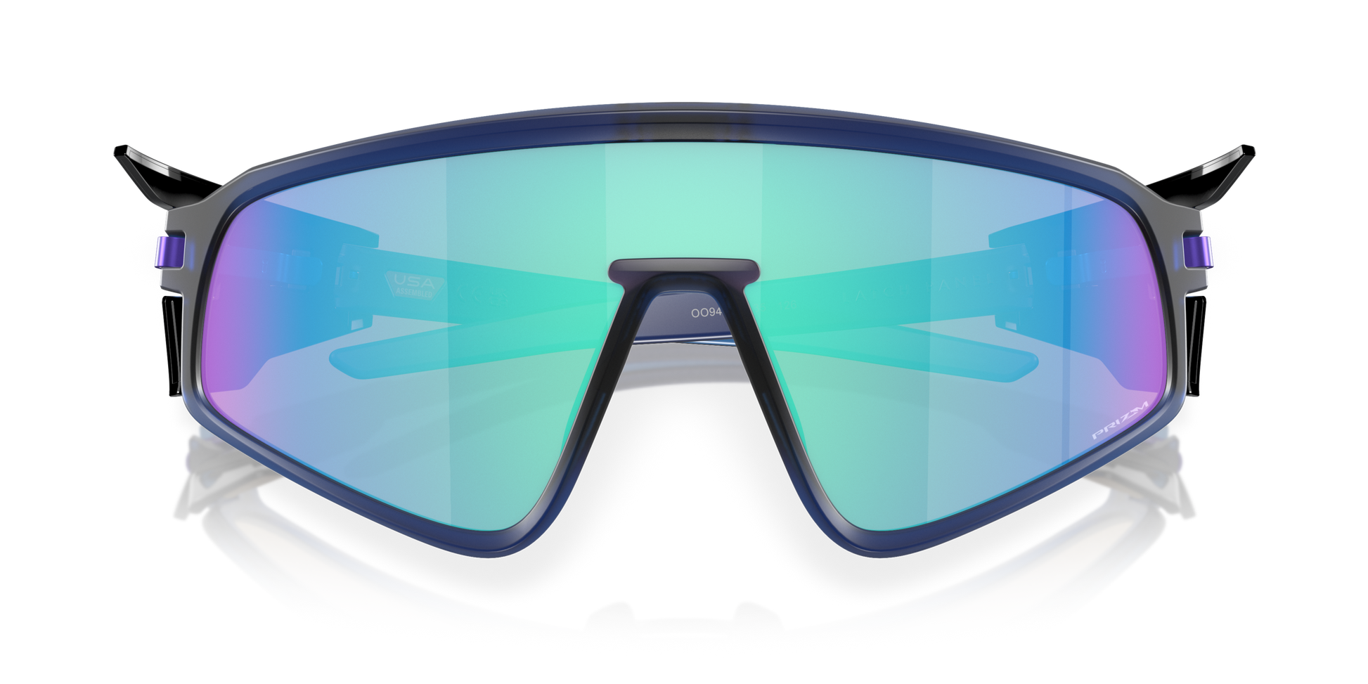 [Prizm Sapphire Lenses, Matte Transparent Navy Frame]