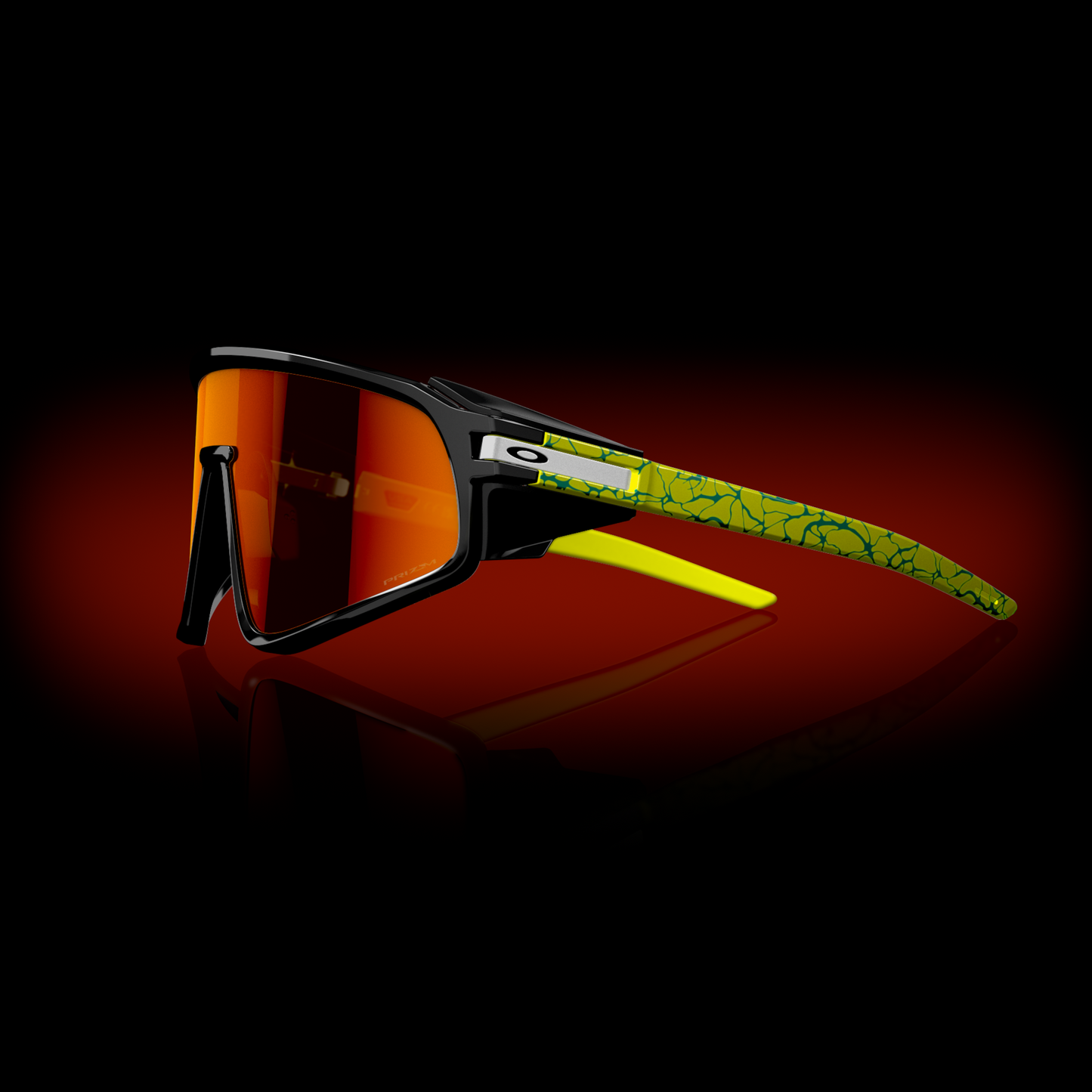 [Prizm Ruby Lenses, Black Ink Frame]
