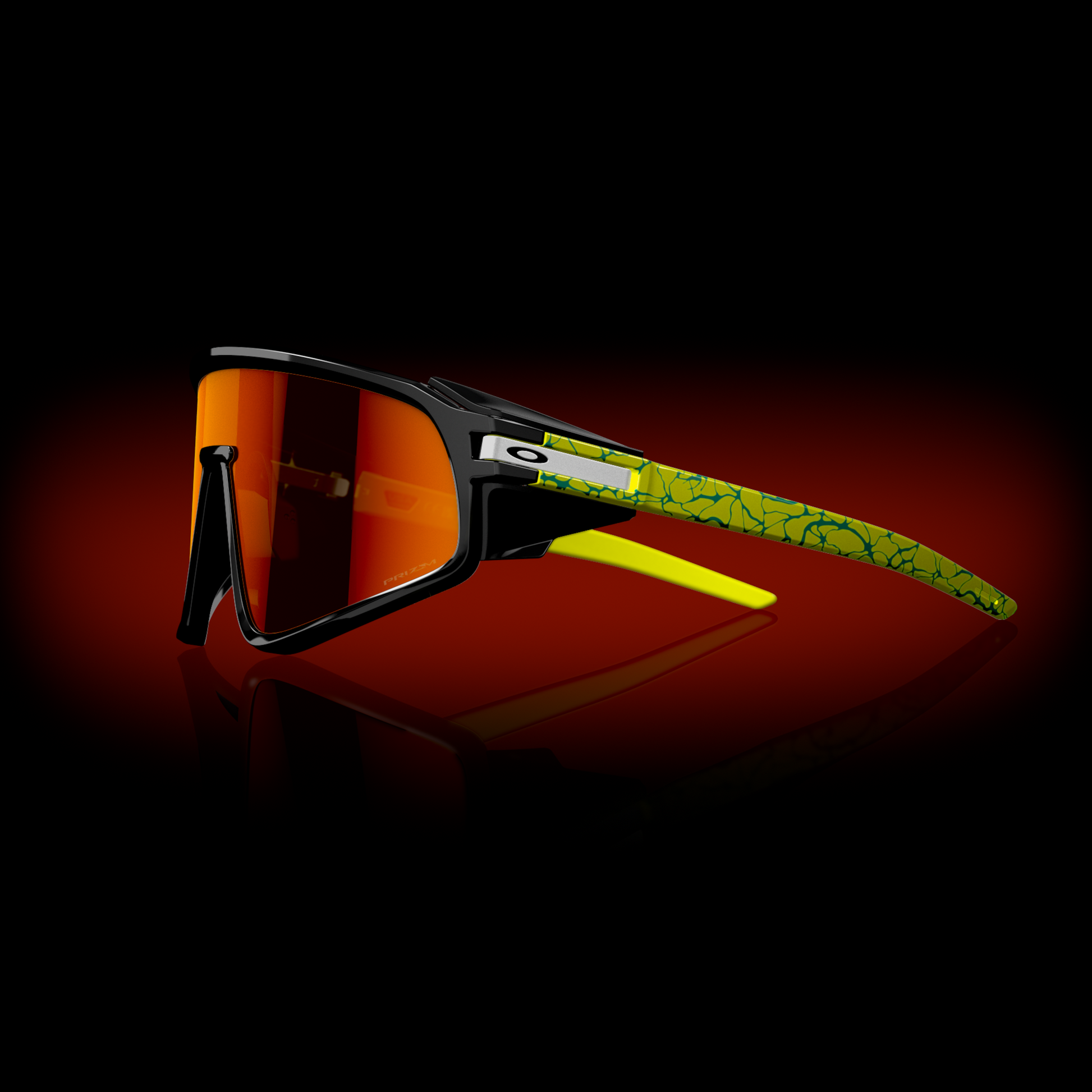 [Prizm Ruby Lenses, Black Ink Frame]