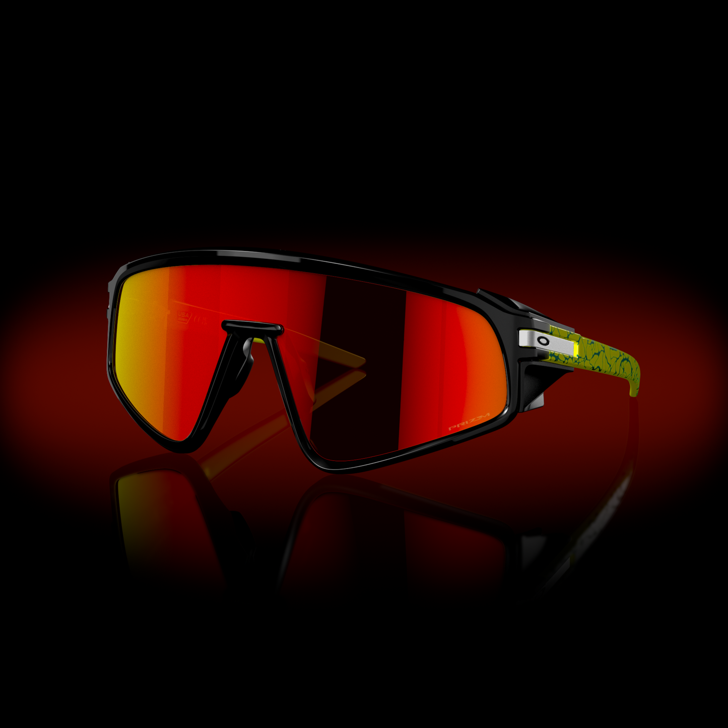 [Prizm Ruby Lenses, Black Ink Frame]