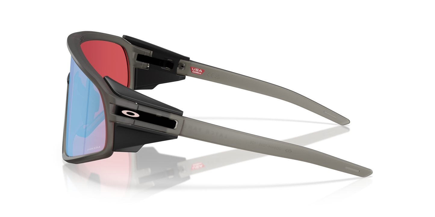 [Prizm Snow Sapphire Lenses, Matte Grey Smoke Frame]